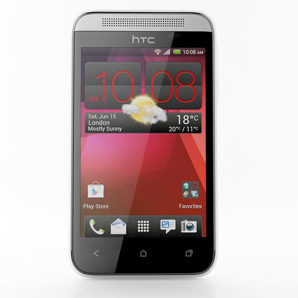 HTC Desire 200 Black and White 3D model_13