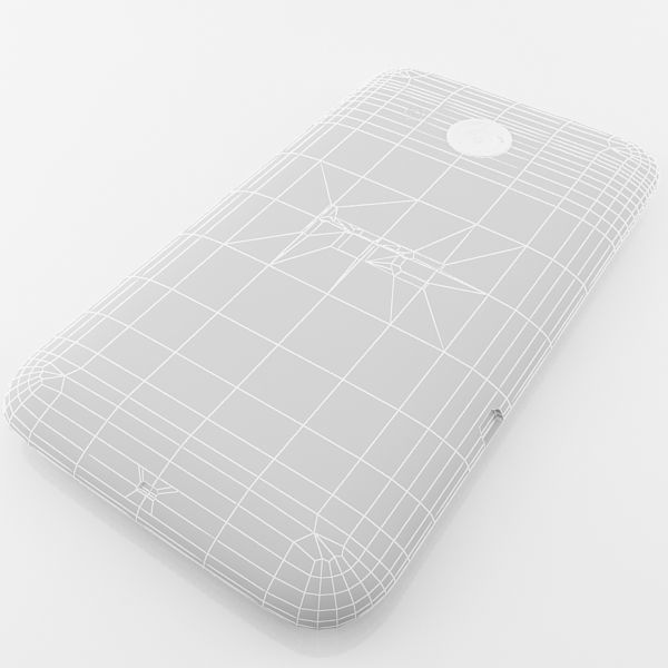 HTC Desire 200 Black and White 3D model_25
