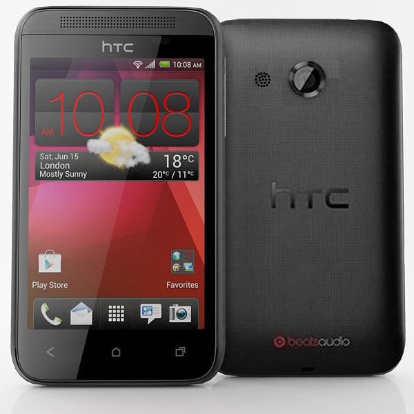 HTC Desire 200 Black and White 3D model_2