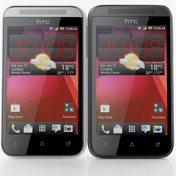 HTC Desire 200 Black and White 3D model_0