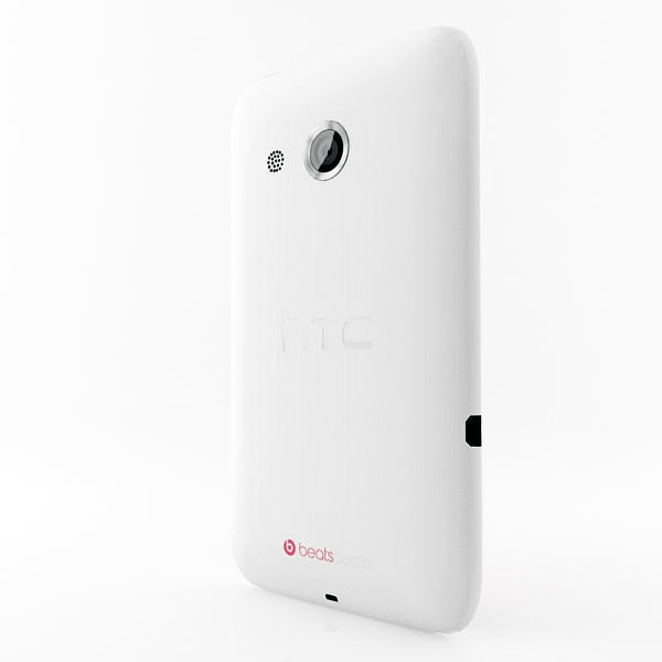 HTC Desire 200 Black and White 3D model_18