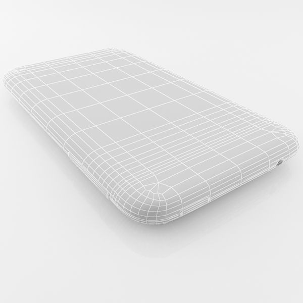 HTC Desire 200 Black and White 3D model_23