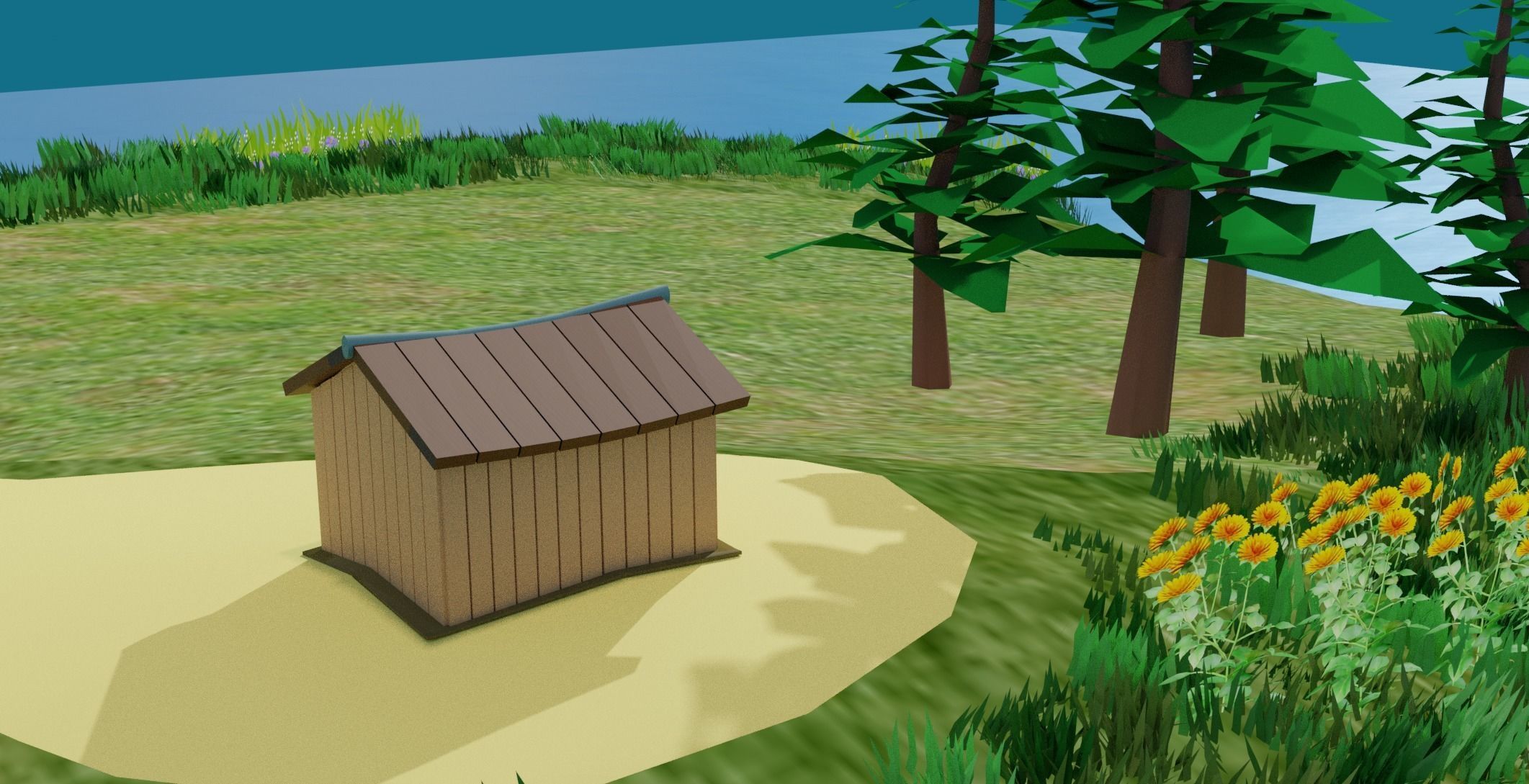 Island House 3D model_5