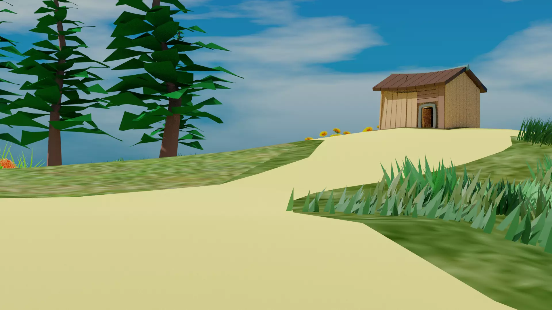 Island House 3D model_0