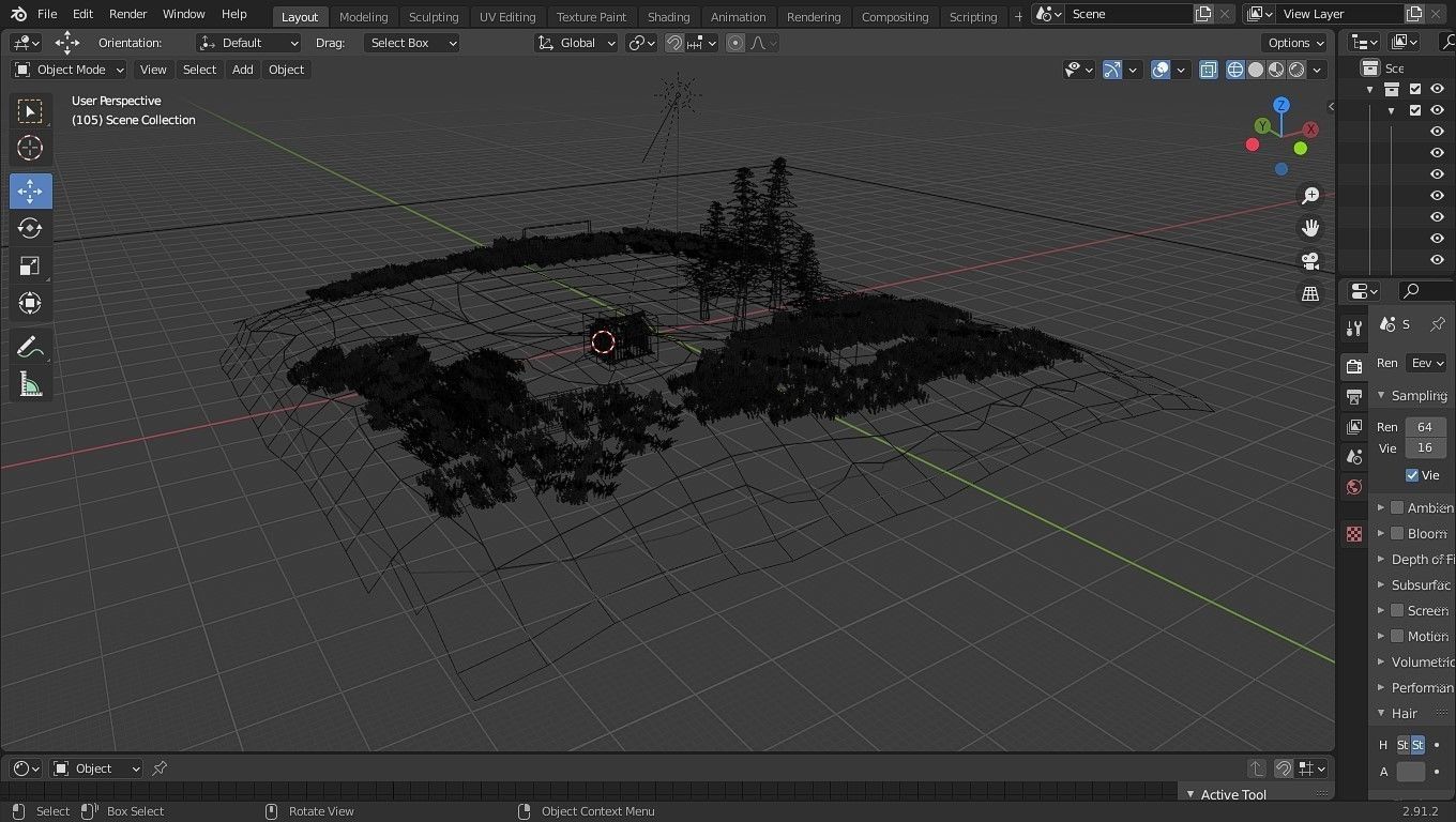 Island House 3D model_6