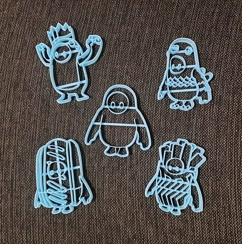 Fall Guys - Cookie Cutter Set x 5 3D print model