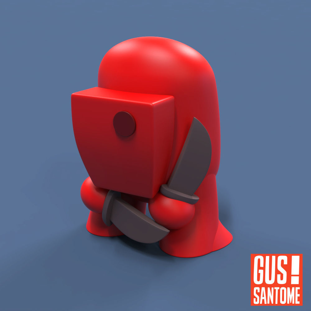 Among Us Toy  Update  3D print model_6