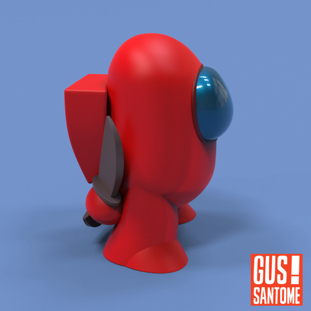 Among Us Toy  Update  3D print model_9