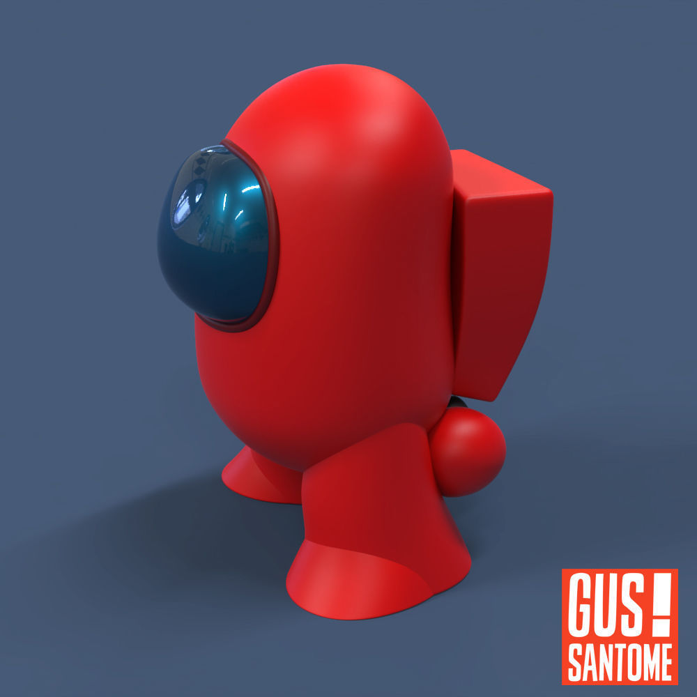 Among Us Toy  Update  3D print model_8