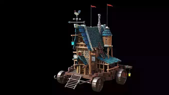 Medieval tavern on wheels