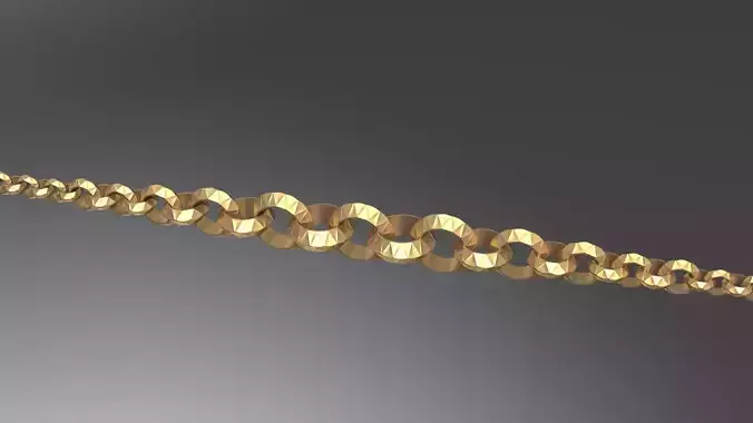 faceted ring necklace