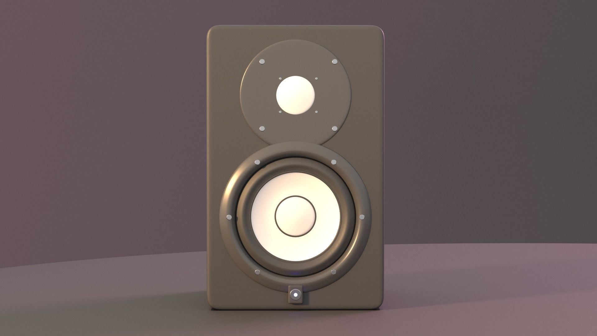 Speakers Yamaha HS7 3D model_3