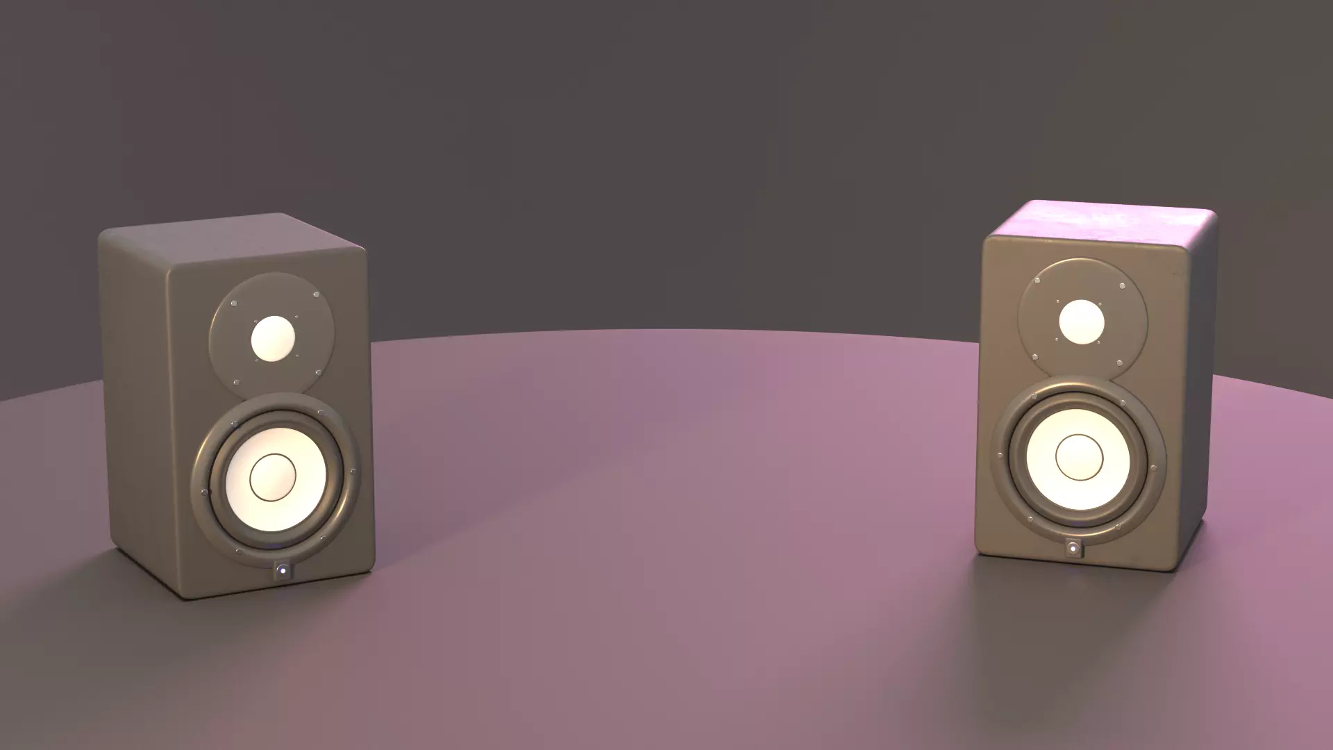Speakers Yamaha HS7 3D model_0