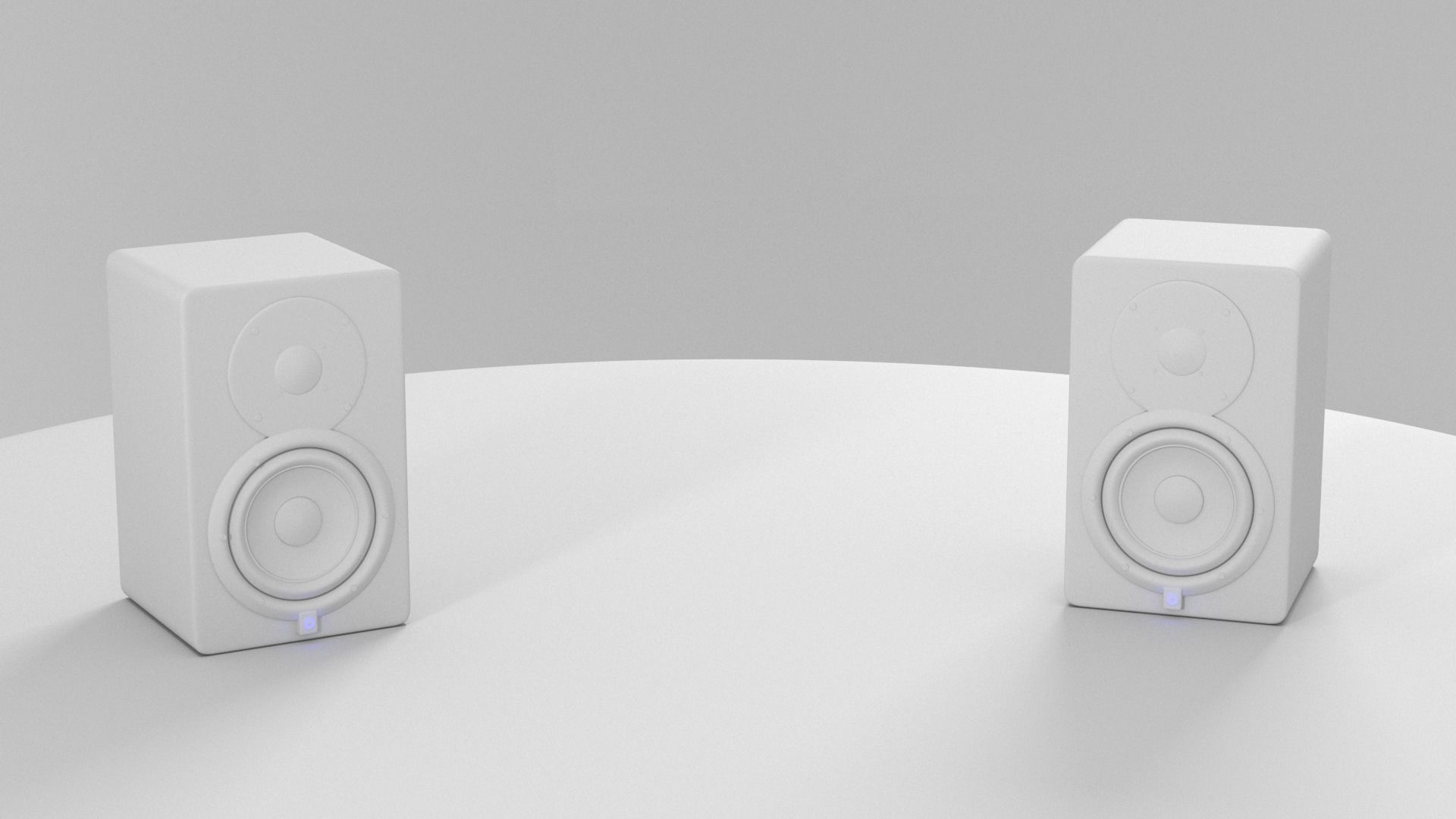 Speakers Yamaha HS7 3D model_1