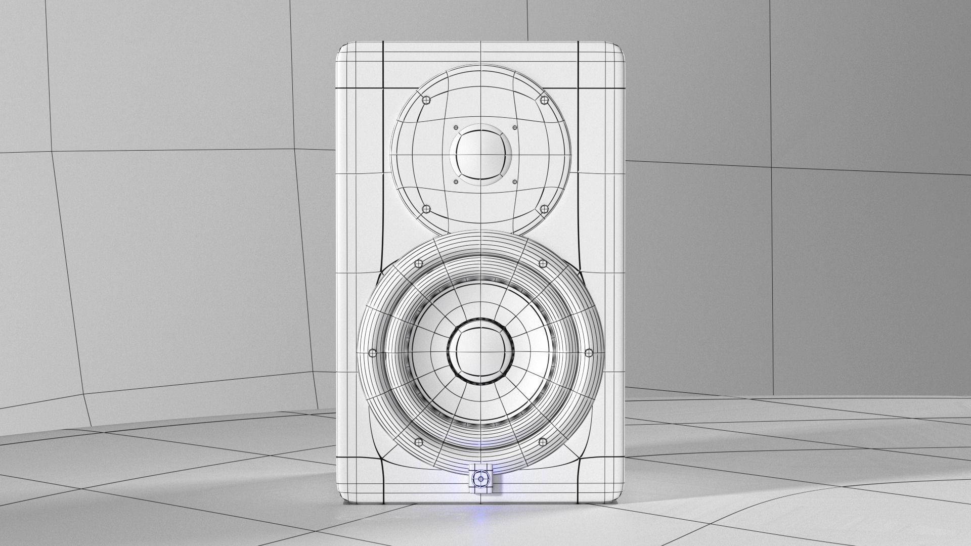 Speakers Yamaha HS7 3D model_5