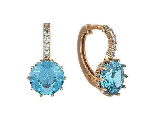 earrings from headset 2 3D print model