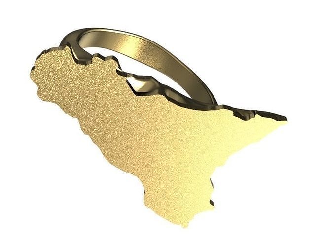 sicily ring -new 3D print model