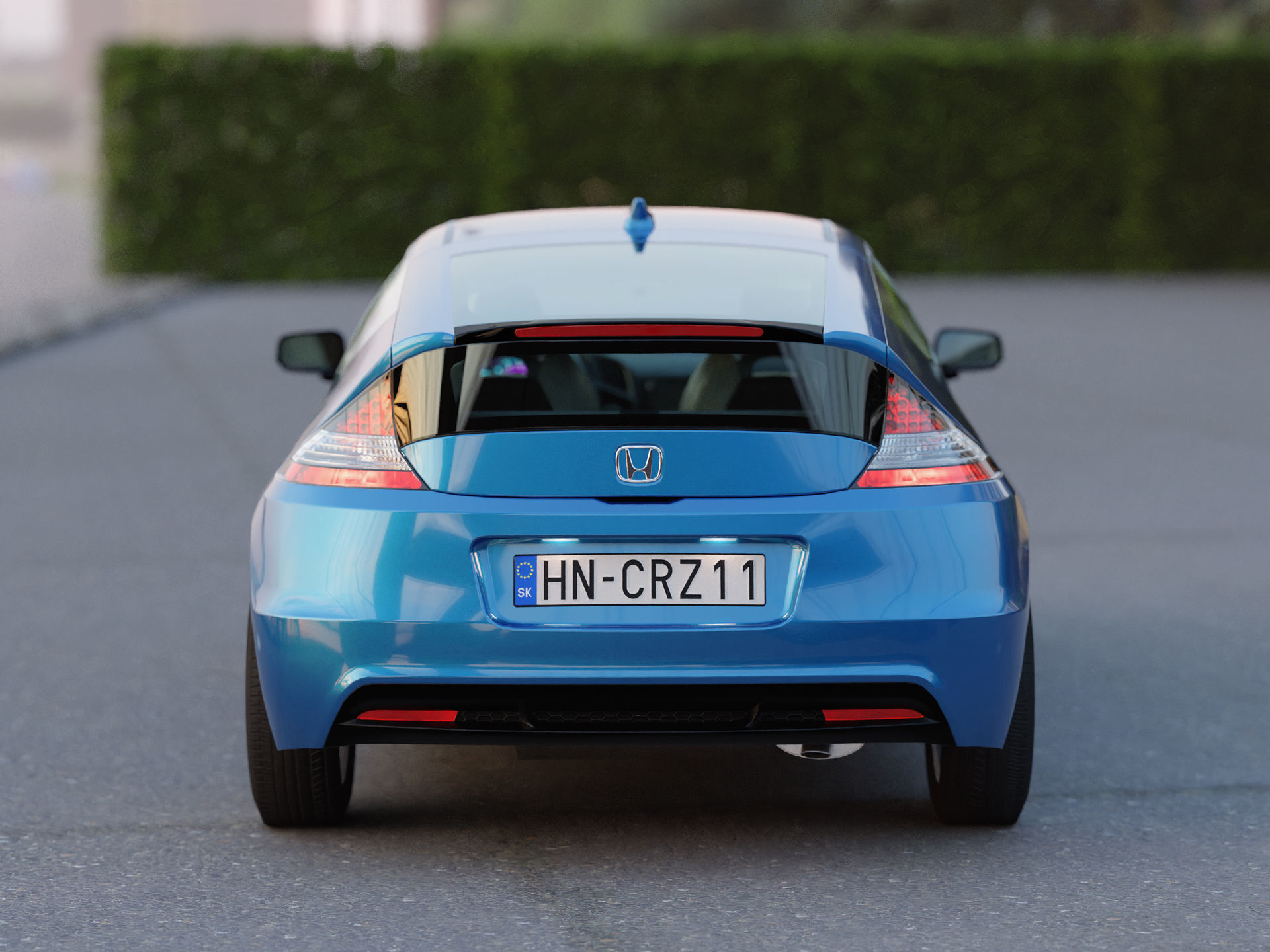 CRZ Hybrid Coupe 3D model_4