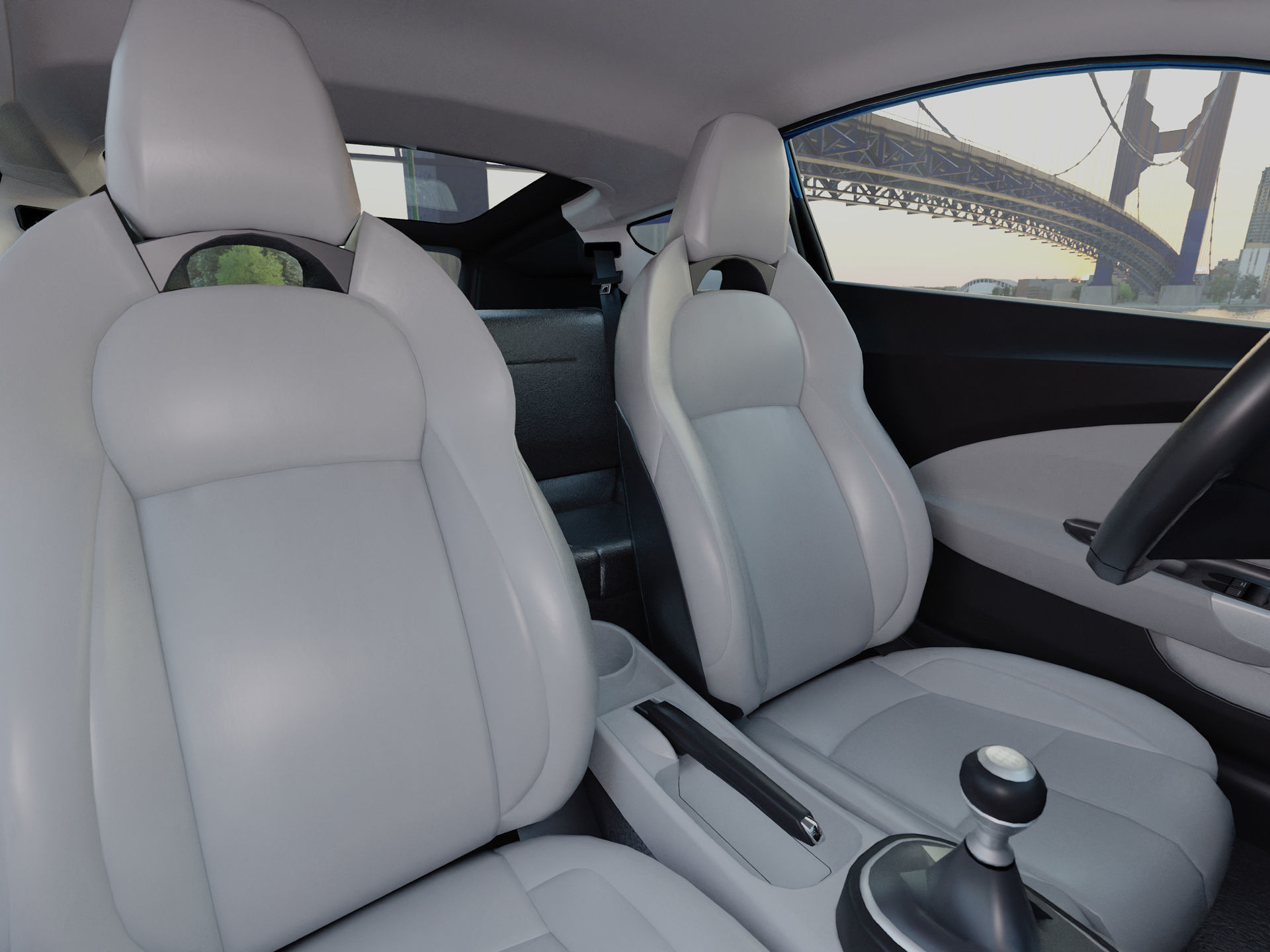 CRZ Hybrid Coupe 3D model_10