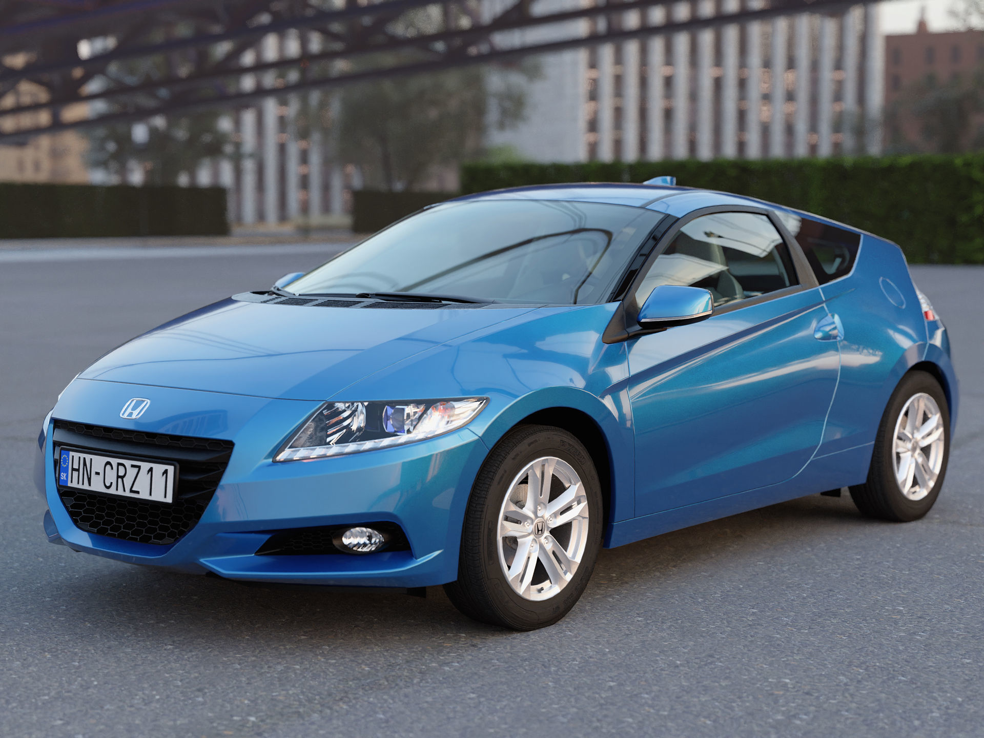 CRZ Hybrid Coupe 3D model_5