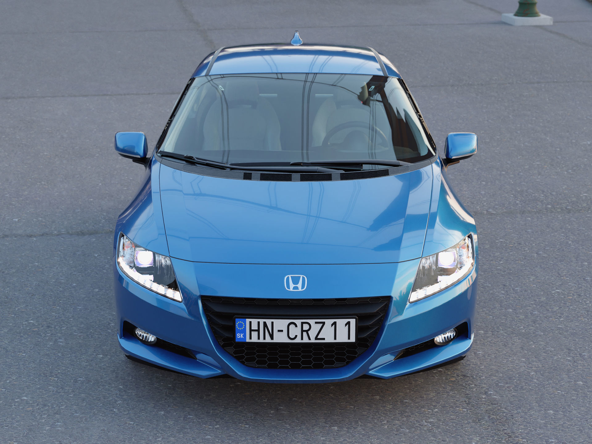 CRZ Hybrid Coupe 3D model_2