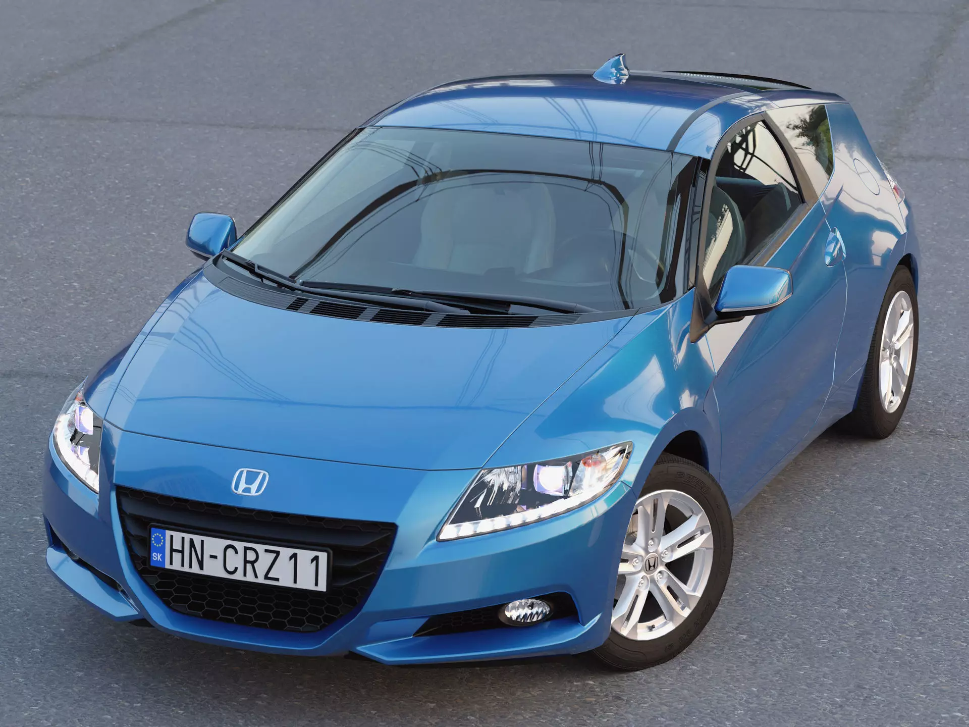 CRZ Hybrid Coupe 3D model_0