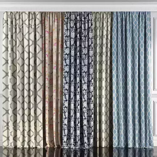 Curtain Set 51 3D model