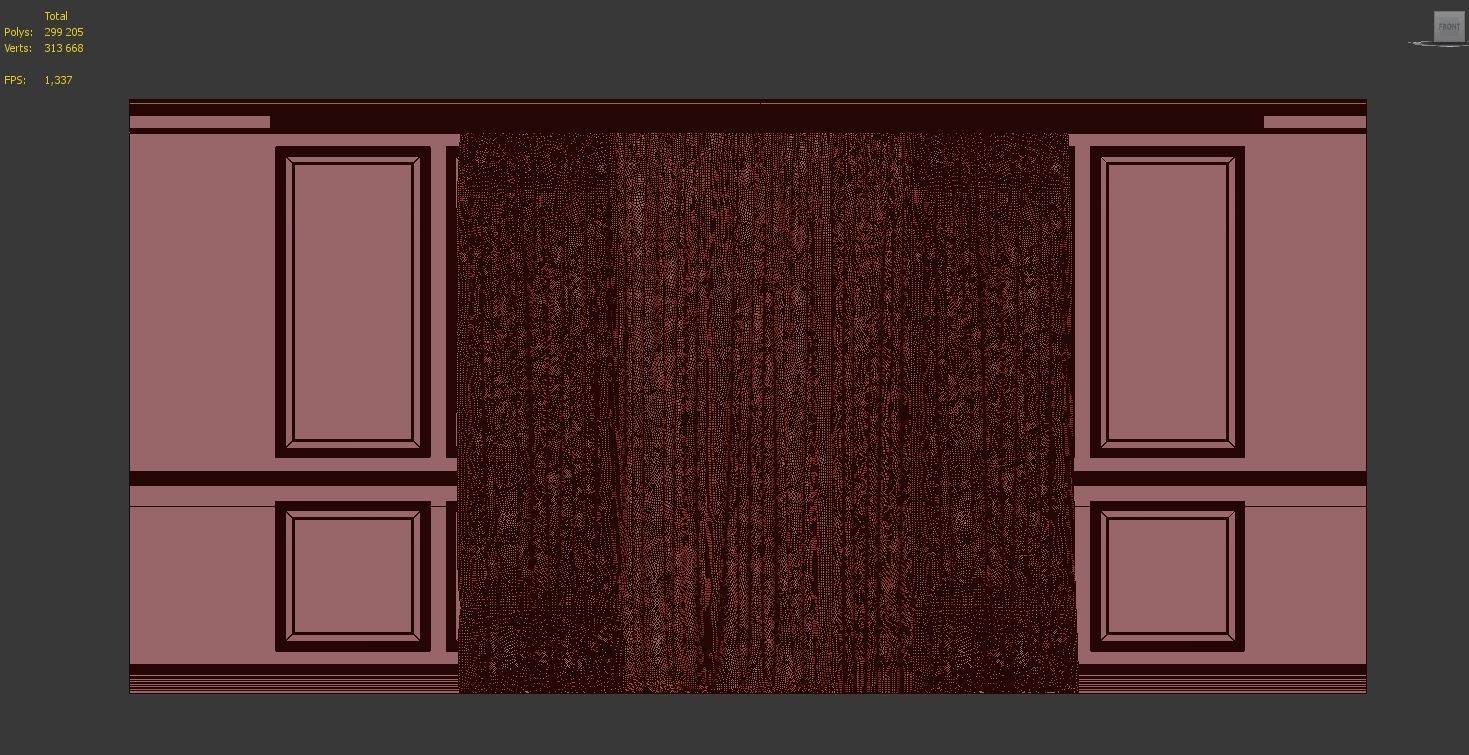 Curtain Set 51 3D model_4