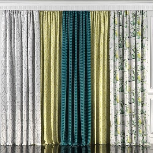 Curtain Set 53 3D model