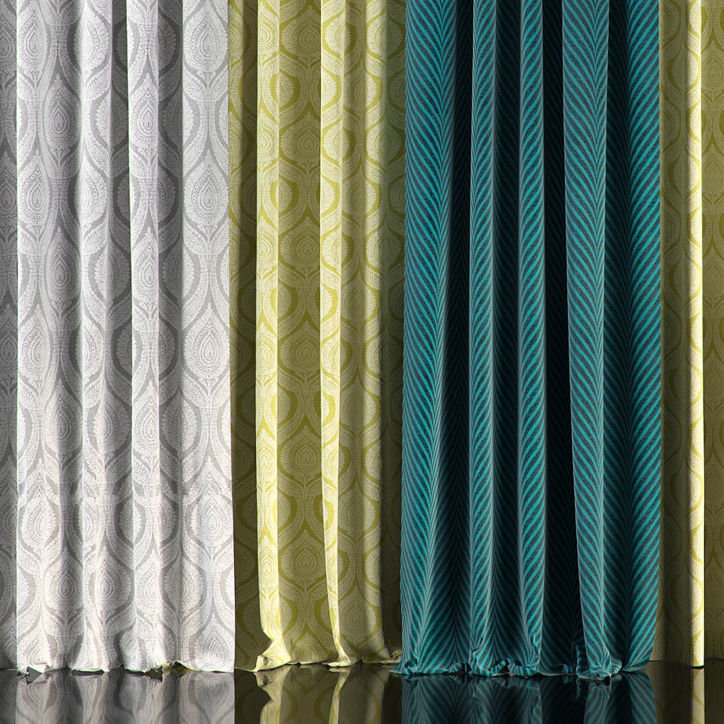 Curtain Set 53 3D model_2