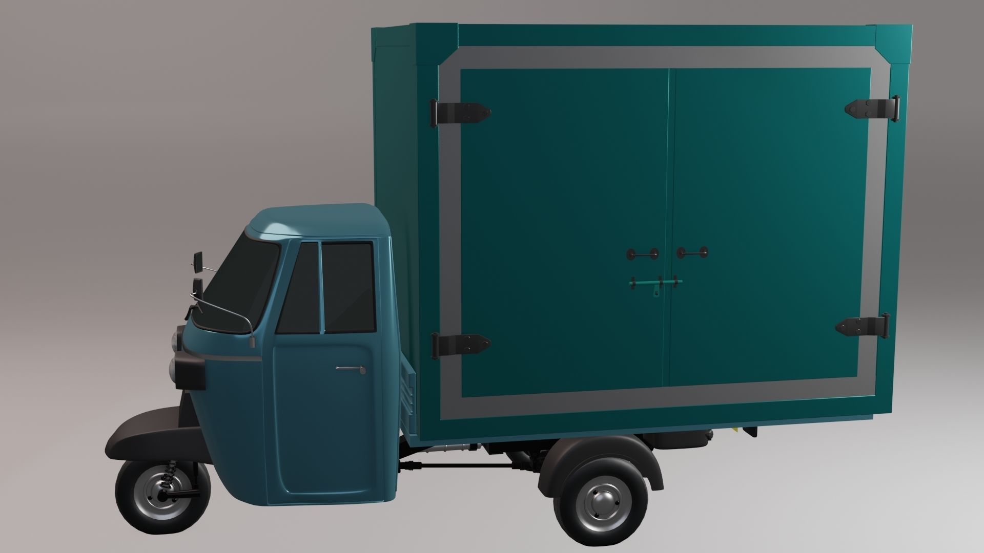Tuk-tuk Three wheeler 3D model_6