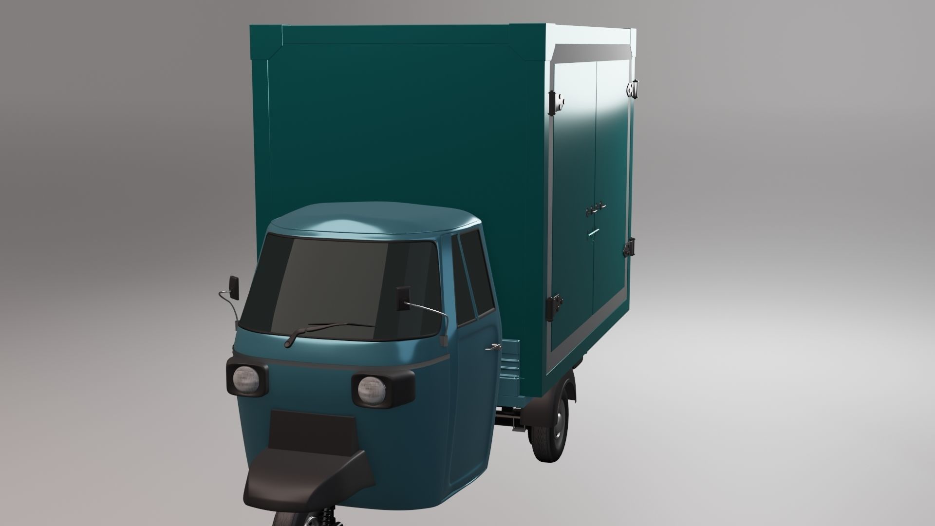 Tuk-tuk Three wheeler 3D model_7
