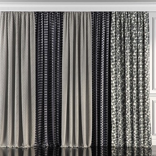 Curtain Set 55 3D model