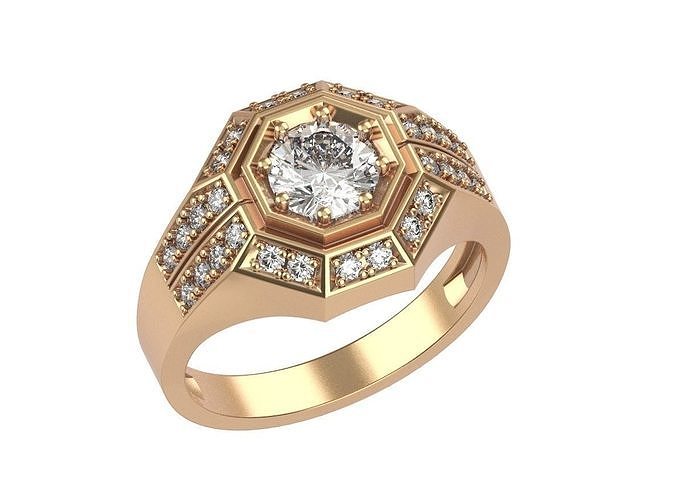   signet 3D print model