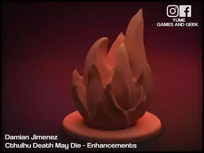 Cthulhu Death May Die board game enhancements - 3D Print Fire 3D print model