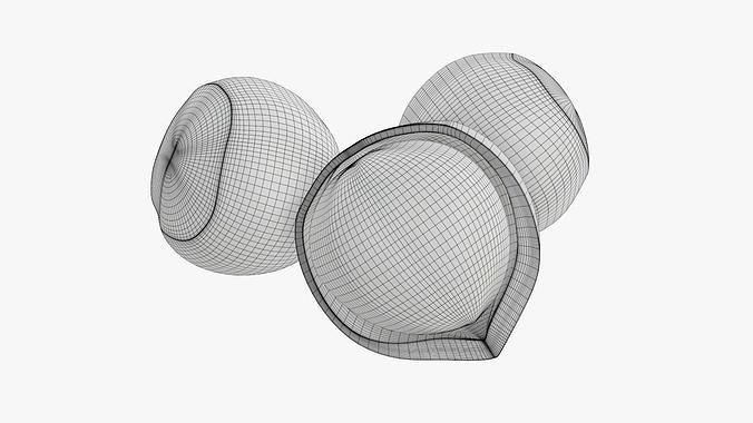 Hazelnuts 01 3D model 6