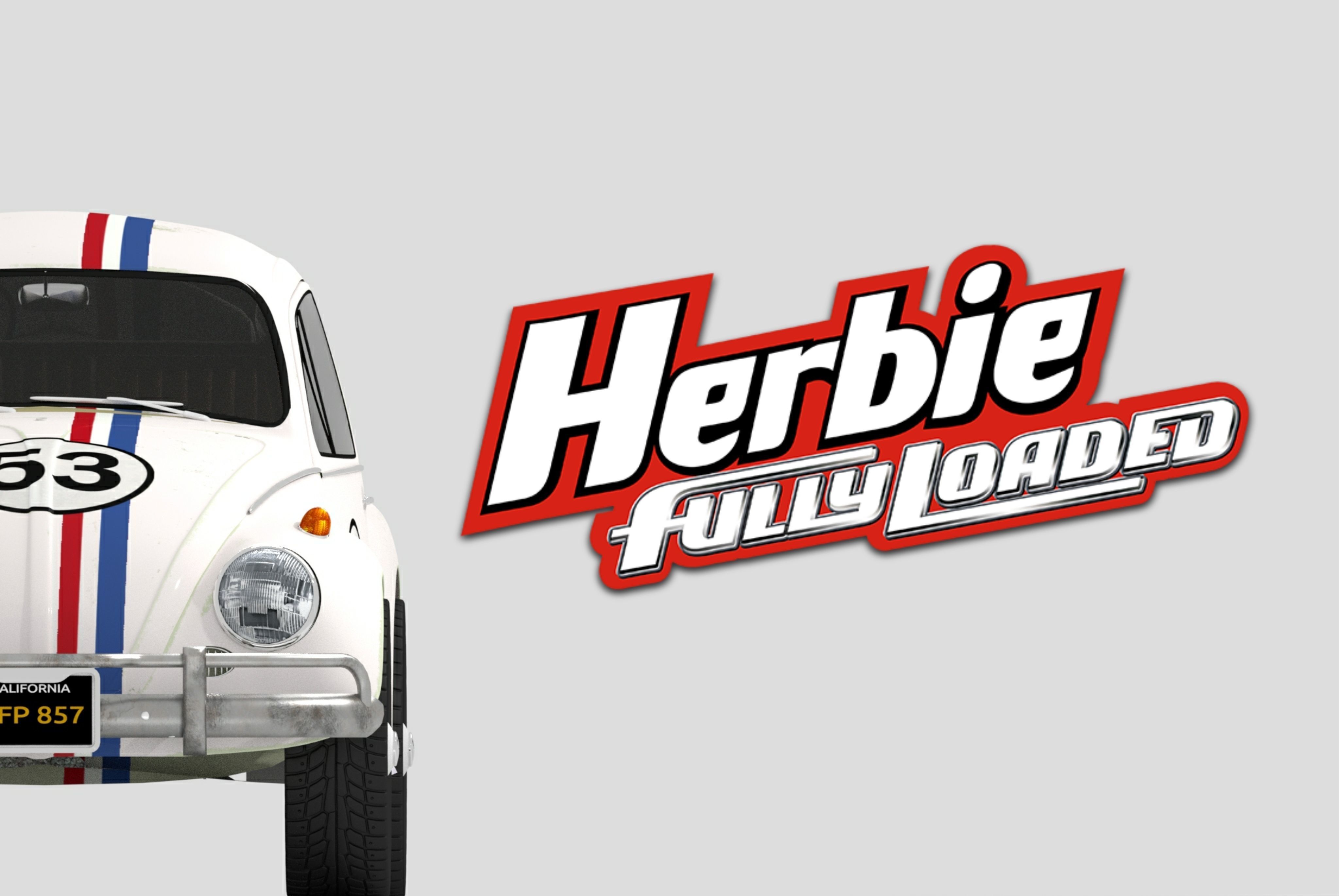 HERBIE VW BEETLE 1963  3D model_1