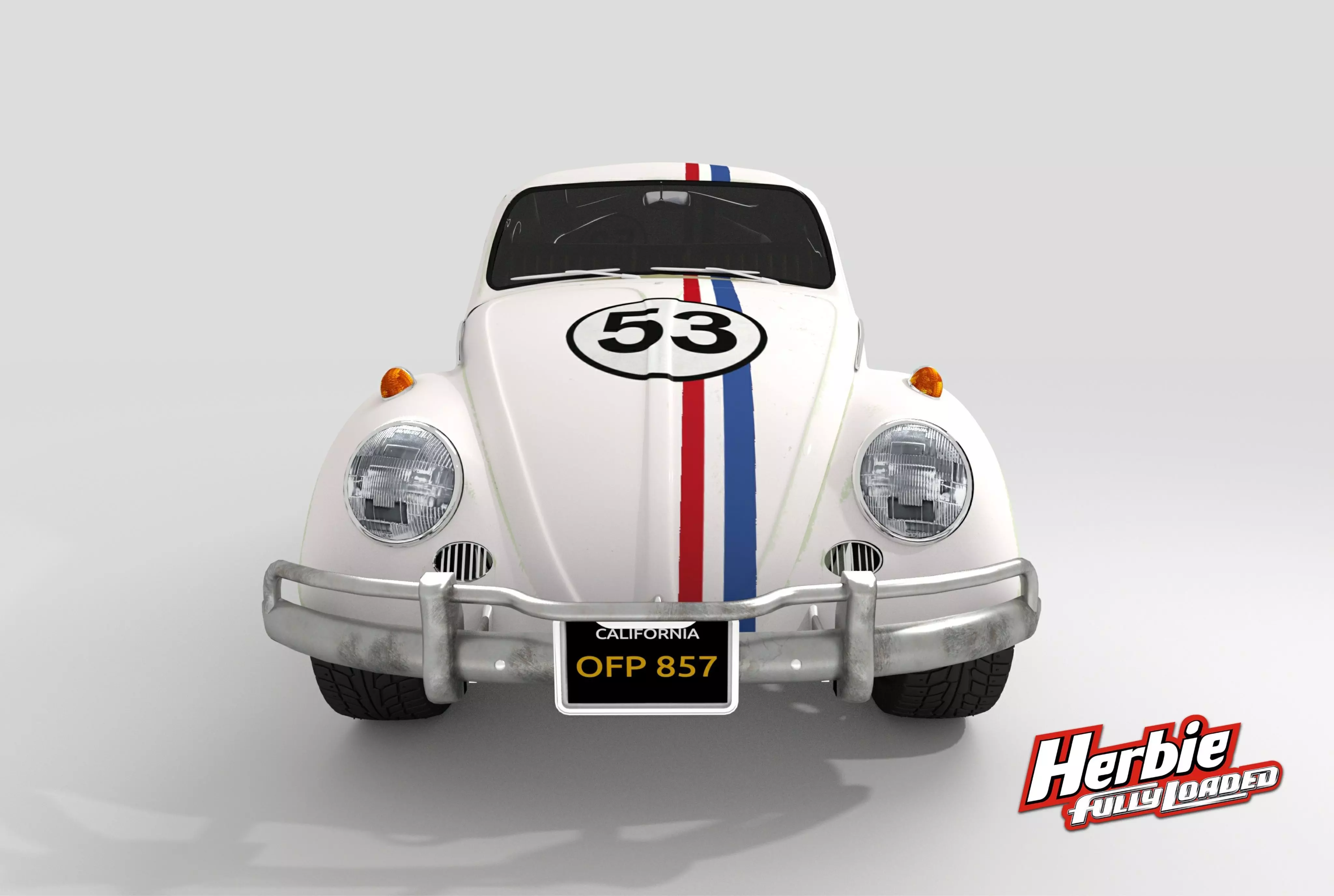 HERBIE VW BEETLE 1963  3D model_0