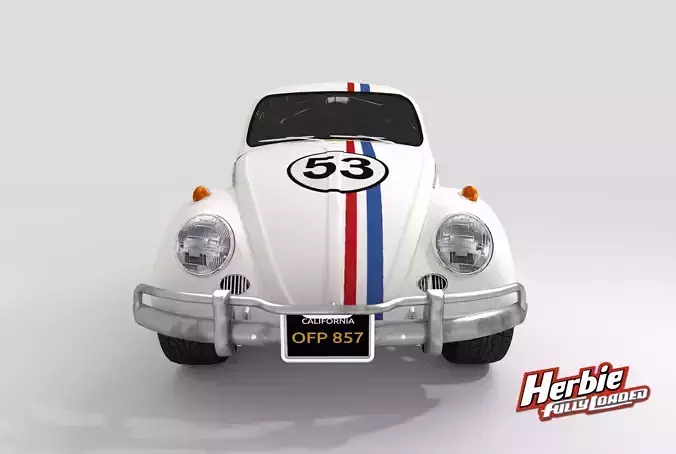 HERBIE VW BEETLE 1963  3D model