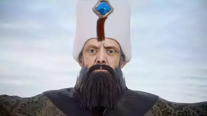 Magnificent  Kanuni Sultan Suleyman 3D Model