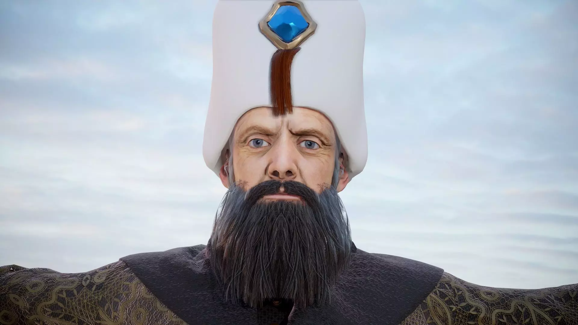 Magnificent Kanuni Sultan Suleyman 3D Model Low-poly 3D model