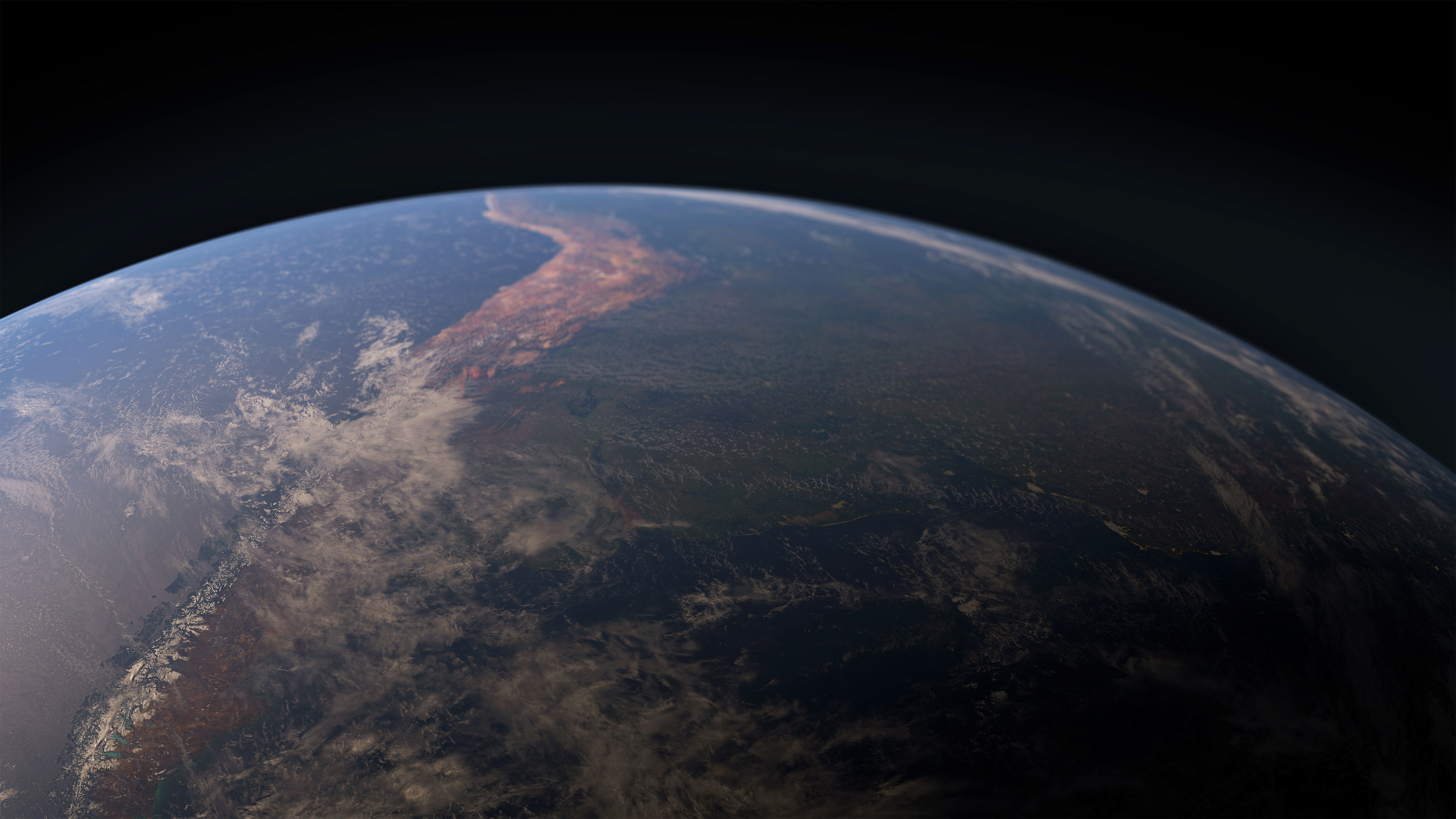 43K Earth Low-poly 3D model_8