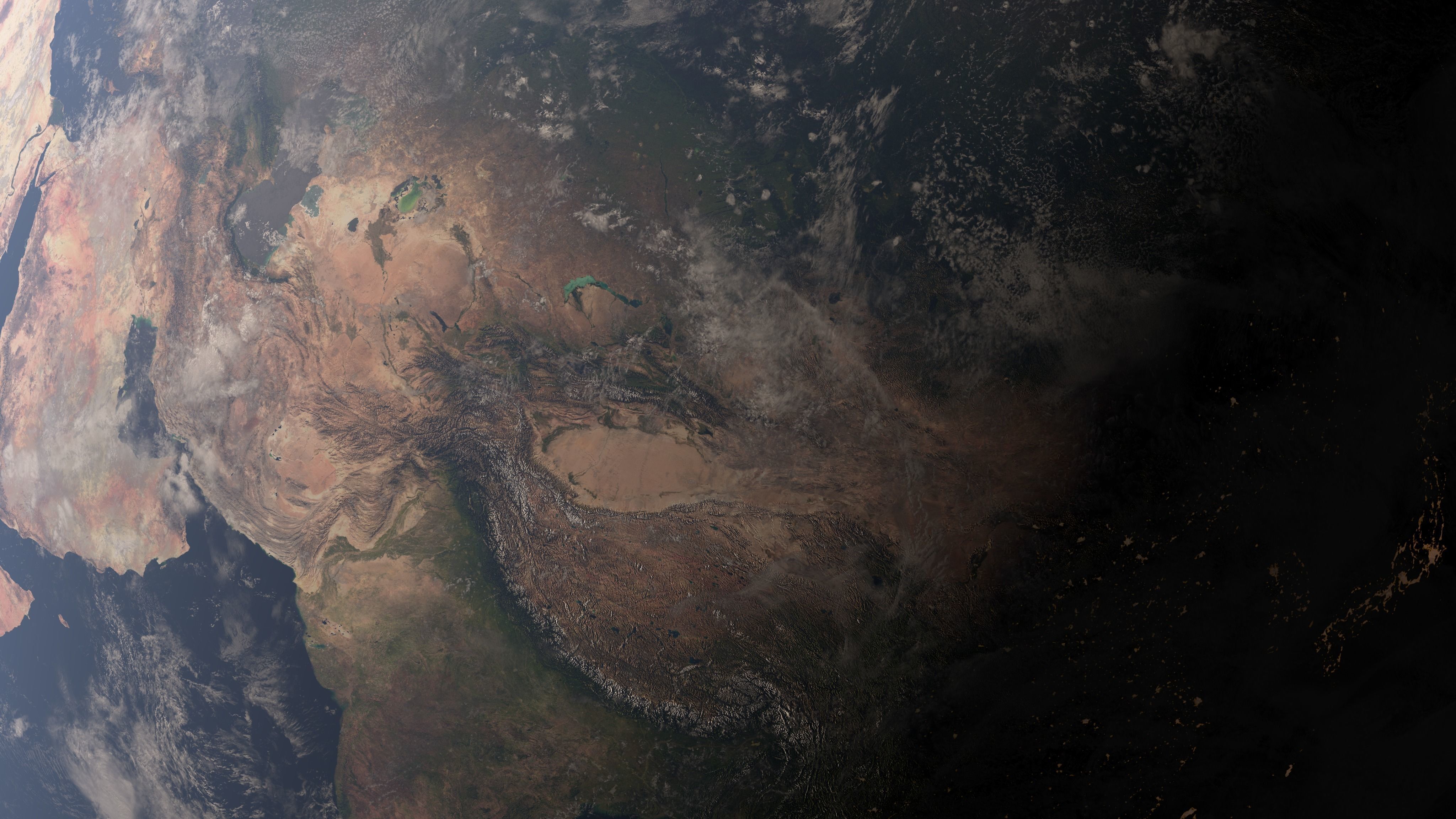 43K Earth Low-poly 3D model_4