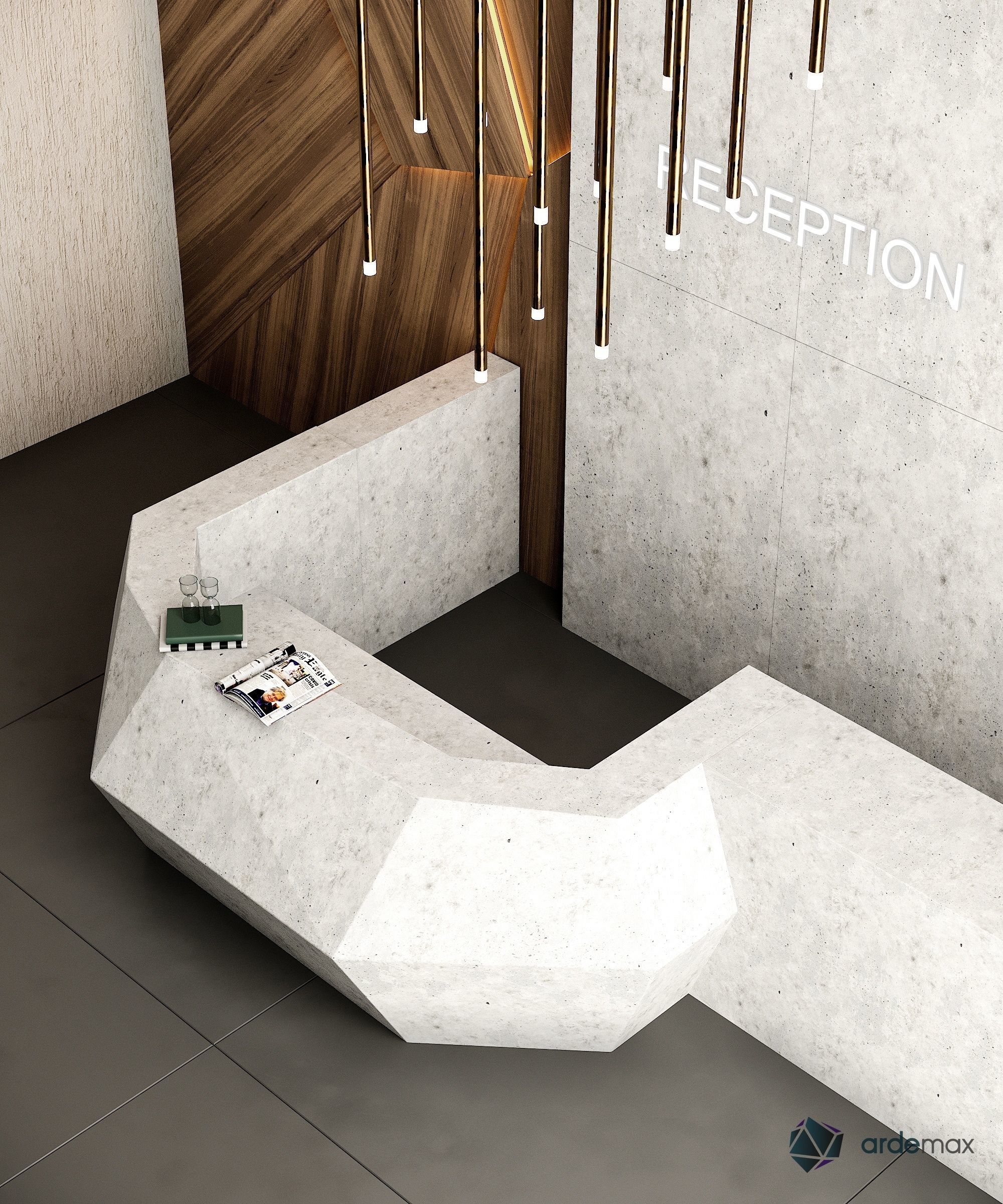 Reception 01 3D model_2