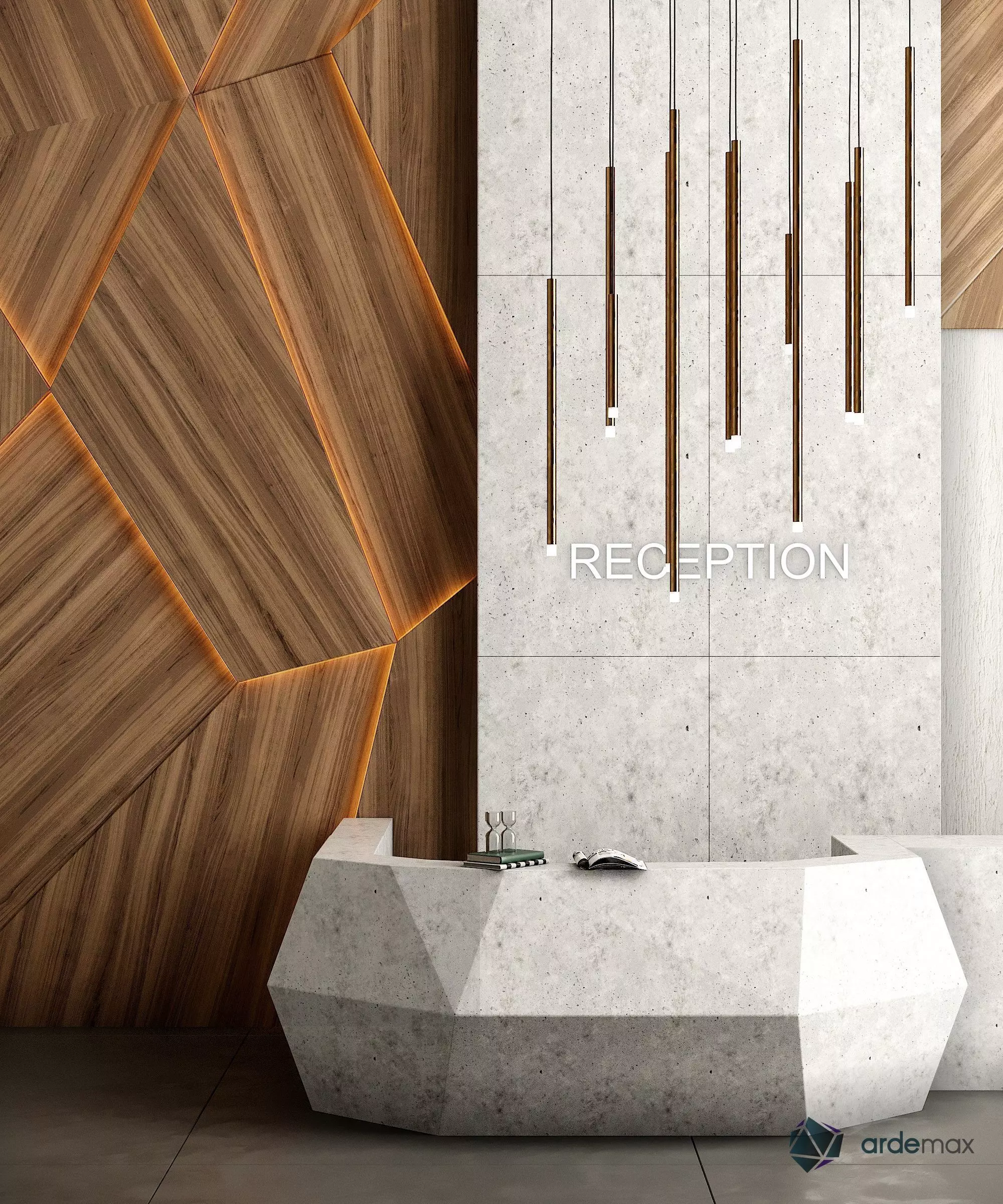 Reception 01 3D model_0