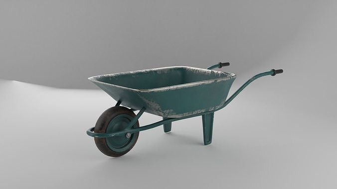 old wheelbarrow 3D model