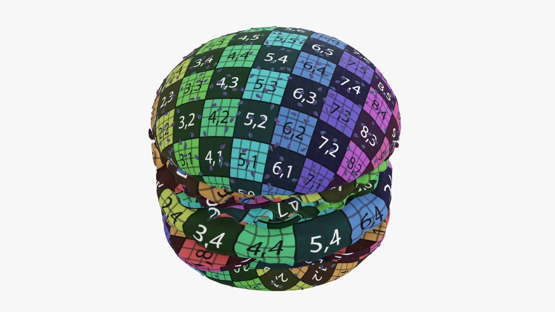 Fast food hamburger 02 3D model_15