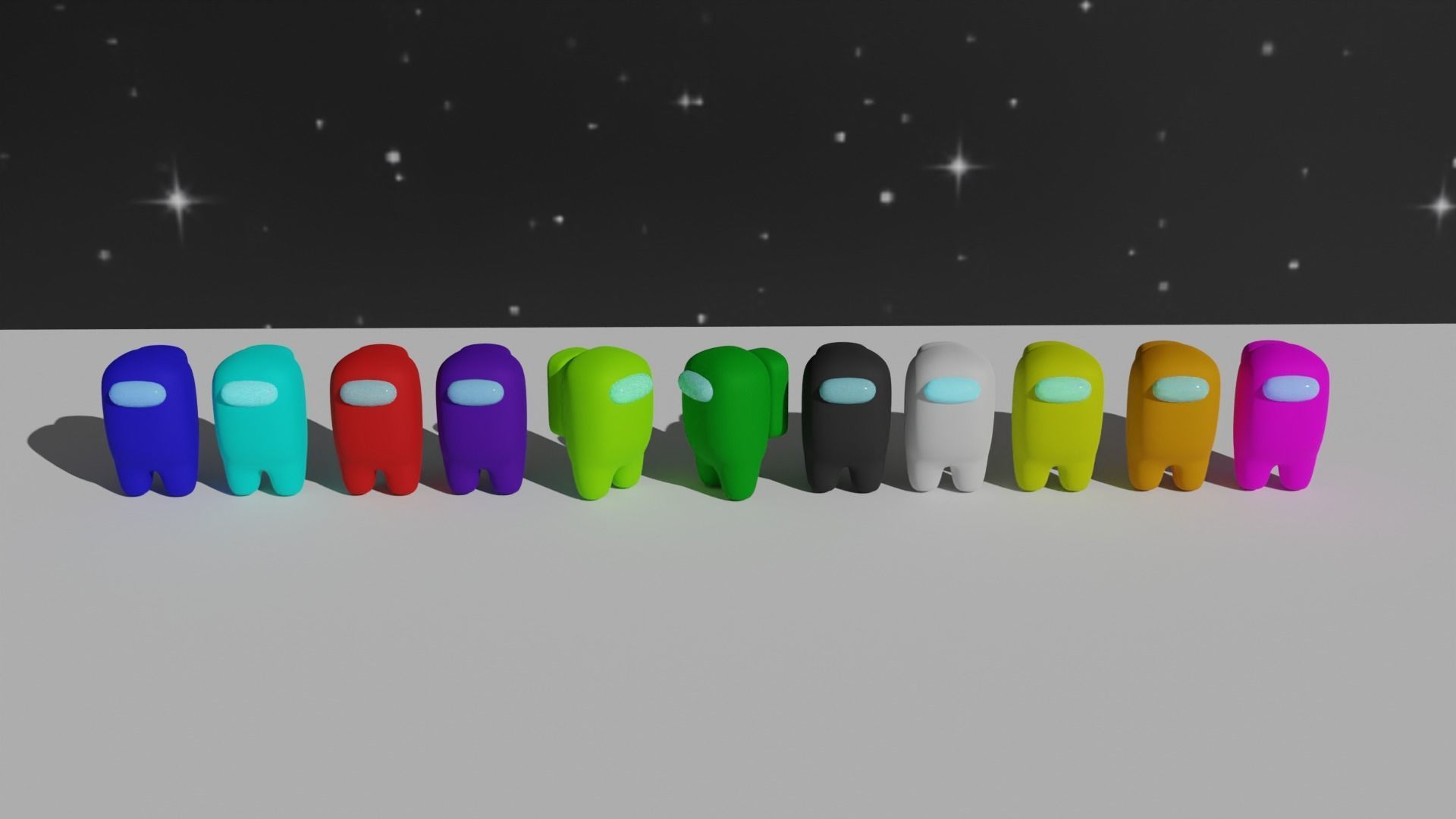 among us character package Free low-poly 3D model_5