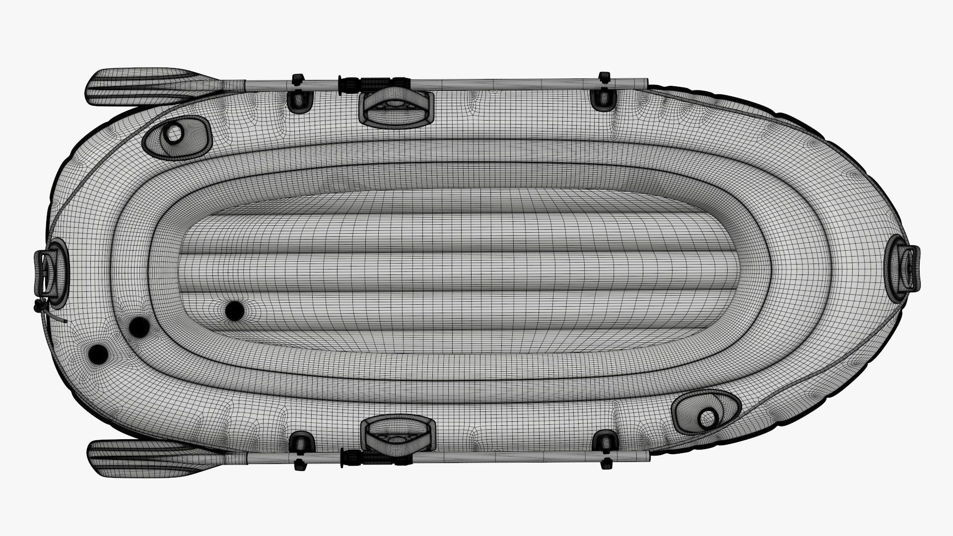 Boat inflatable 01 yellow 3D model_13