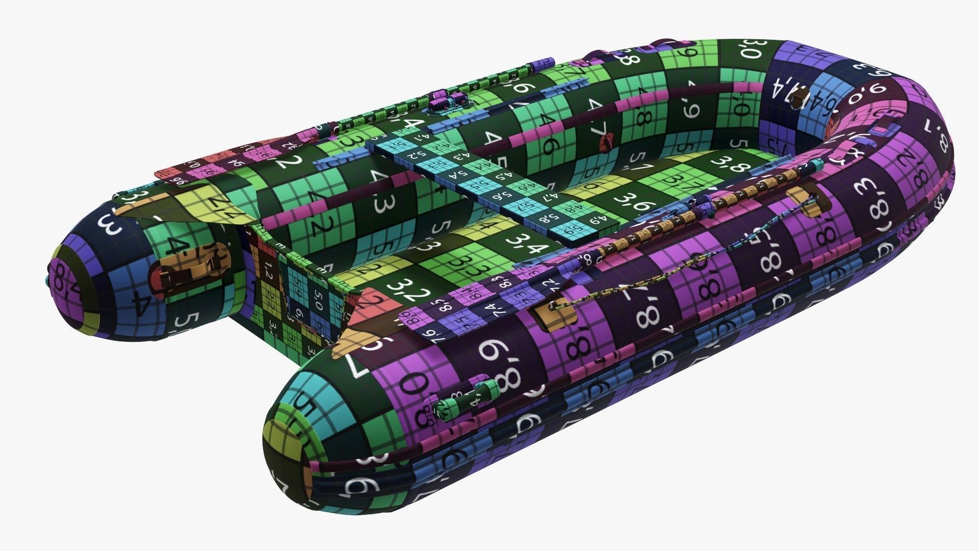 Boat inflatable 02 3D model_23